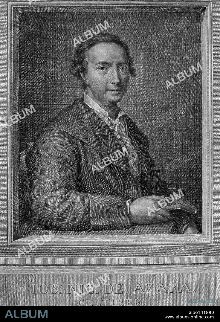 JOSE NICOLAS AZARA (1730-1804) - MARQUES DE NIBBIANO - EMBAJADOR DE ESPAÑA EN ROMA.
