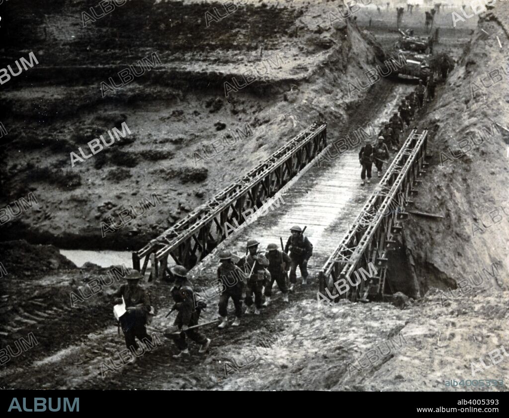 British troops crossing the Santerno River, Italy, 1945. The Spring 1945 offensive in Italy, codenamed Operation Grapeshot, was the Allied attack by Fifth United States Army and British 8th Army into the Lombardy Plain which started on 6 April 1945 and ended on 2 May with the surrender of German forces in Italy.