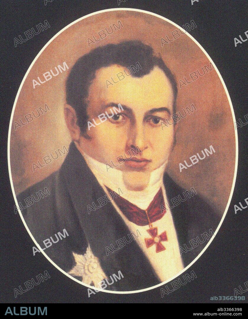 ANONYMOUS. Baron Paul Ludwig Schilling von Cannstatt (1786-1837).
