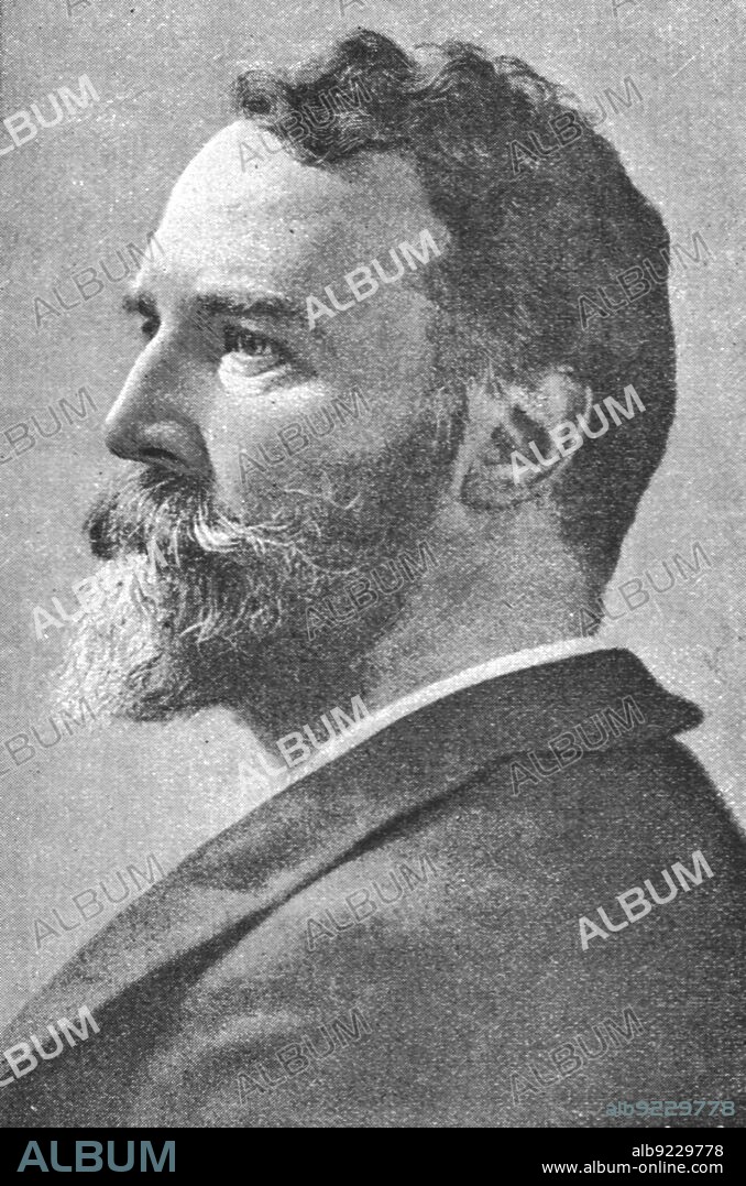 ''Mr. J.R.Whitley, Founder and Organiser of the Exhibitions at Earls Court', 1891. From "The Graphic. An Illustrated Weekly Newspaper", Volume 44. July to December, 1891.