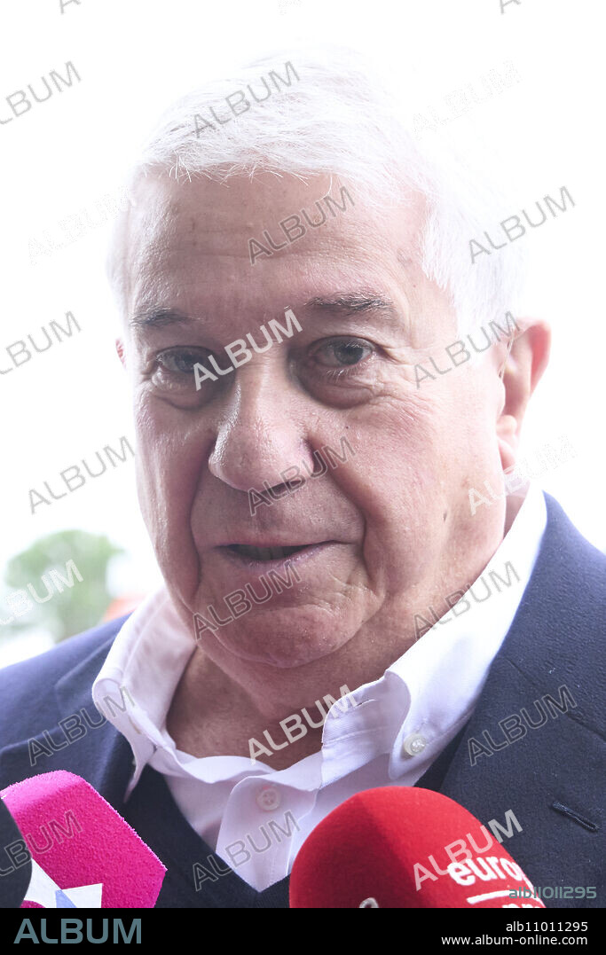 Arturo Fernandez Alvarez attends Fernando Gomez-Acebo funeral Chapel at La Paz morgue on March 2, 2024 in Madrid, Spain.