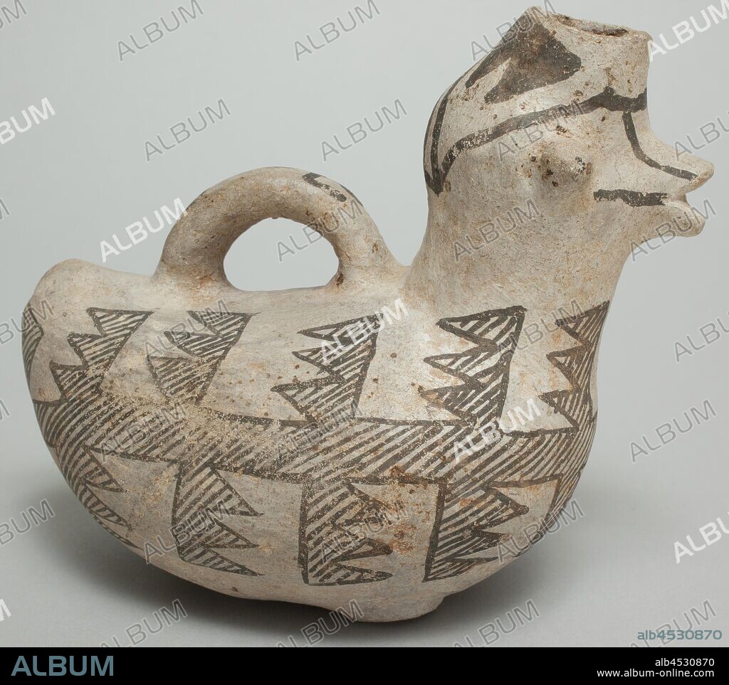 North American, Native American, Effigy Bird Vessel, ca. 1050, clay, Overall: 5 × 6 1/4 × 3 3/8 inches (12.7 × 15.9 × 8.6 cm).