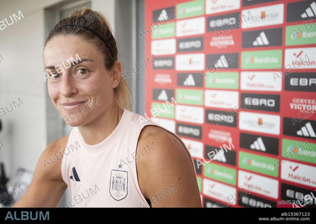 Las Rozas (Madrid), 24/06/2025. Ciudad del futbol de la Rfef (real federación Española de Futbol). Concentración de la selección nacional de fútbol Femenino. Alexia Putellas Foto: de san Bernardo. Archdc.
