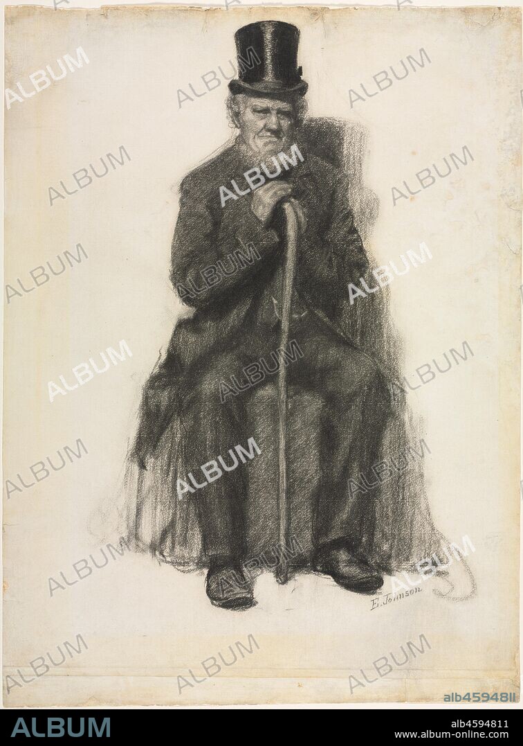 Study of an Old Man (Possibly a Study for Portrait of Peter Folger), c. 1886.