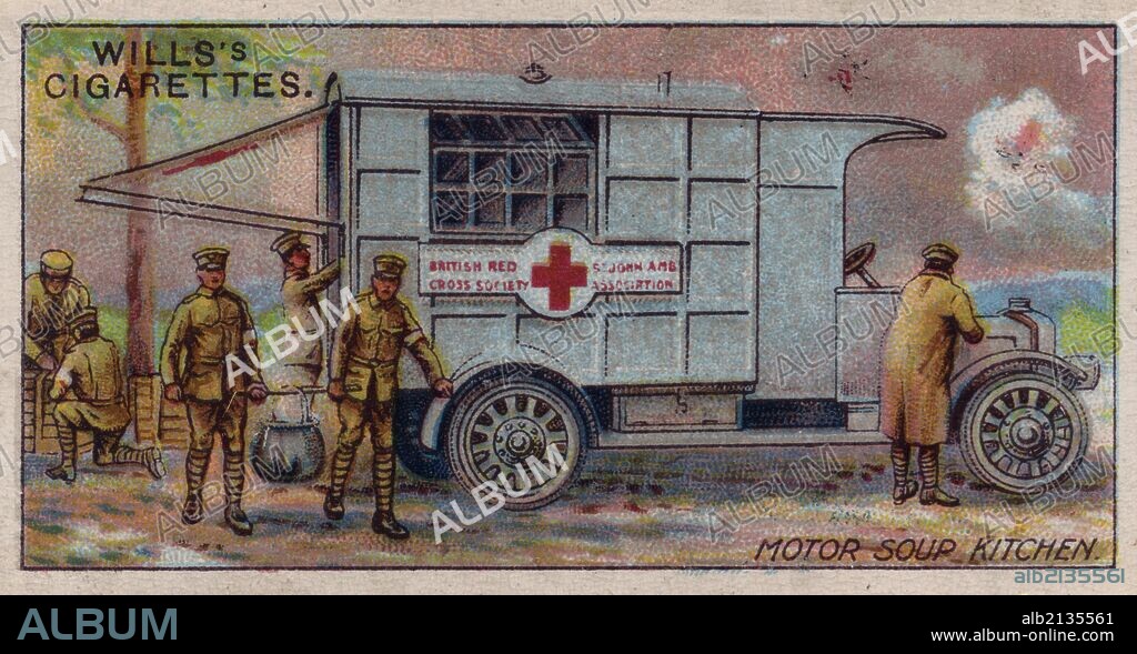 Military Motors series, 1916: British Motor Soup Kitchen. (Photo by: Universal History Archive/UIG via Getty Images).