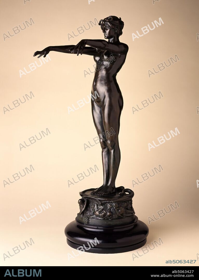 Circe, 1893 Bronze sculpture Sir Edgar Bertram Mackennal (d. 1931), Greek Mythology, Sculpture, Metal, Bronze, Greek gods, goddesses.