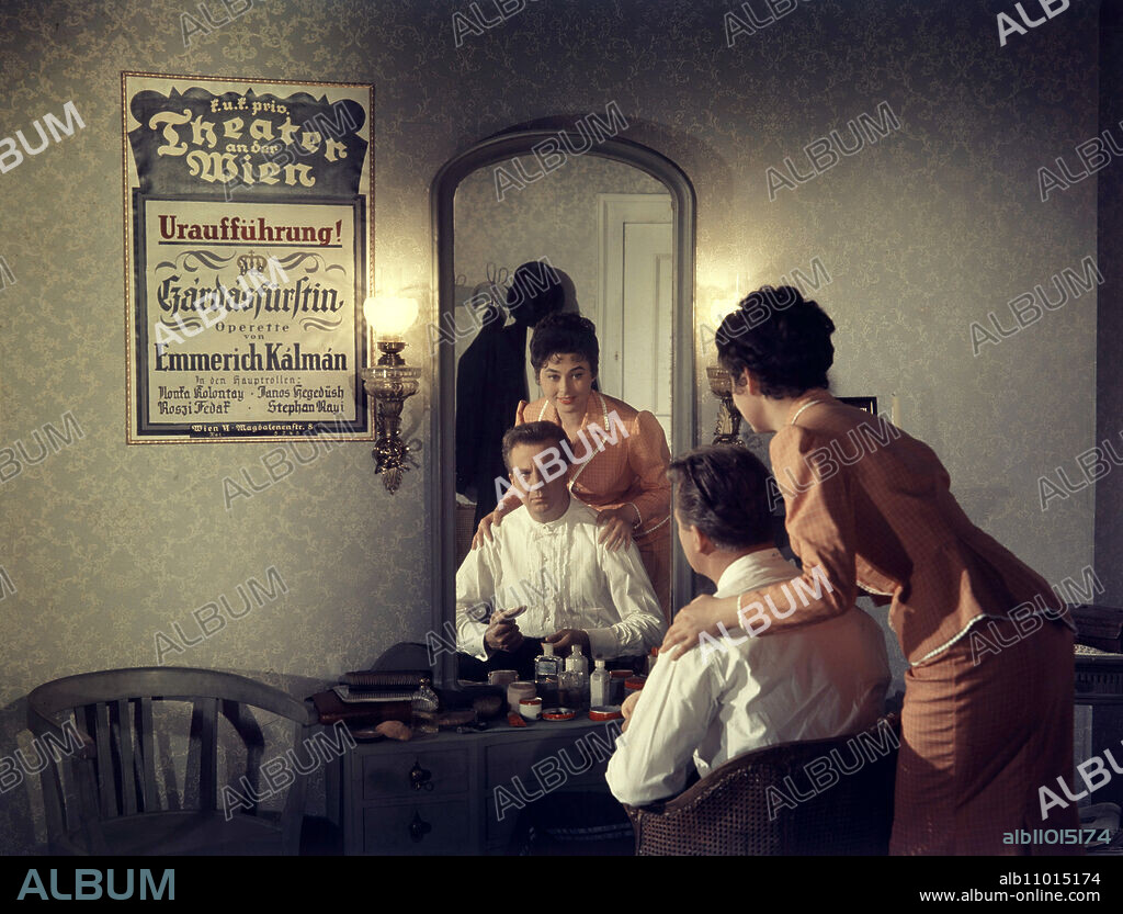 THE CZARDAS KING / BRD 1958 / Harald Philipp / RUDOLF SCHOCK (Janos), ELMA KARLOWA (Ilonka) in 'The Czardas King', 1958 kpa / Arthur Grimm.