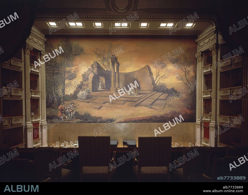MORALES J A. ESCENARIO DEL TEATRO REAL.