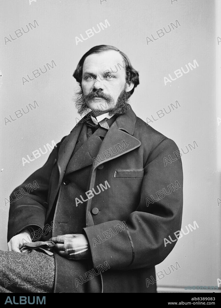 Hon. Henry Jarvis Raymond of N.Y., between 1855 and 1865. [Politician, journalist, newspaper editor: co-founder of The New York Times].