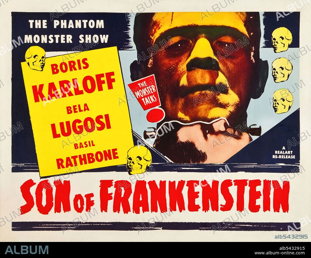 BORIS KARLOFF en LA SOMBRA DE FRANKENSTEIN, 1939 (SON OF FRANKENSTEIN), dirigida por ROWLAND V. LEE. Copyright UNIVERSAL PICTURES. - Album alb5432915