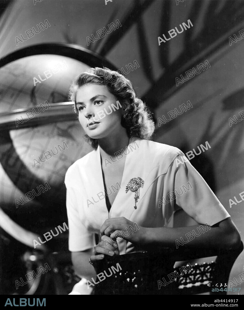 INGRID BERGMAN en CASABLANCA, 1942, dirigida por MICHAEL CURTIZ. Copyright WARNER BROTHERS.