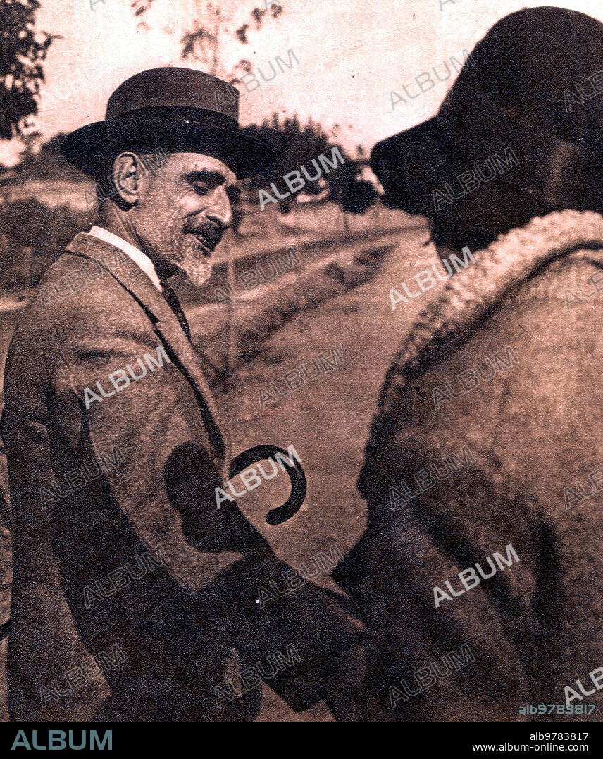 Cambo con Irene polo imagen de noviembre de 1930.
