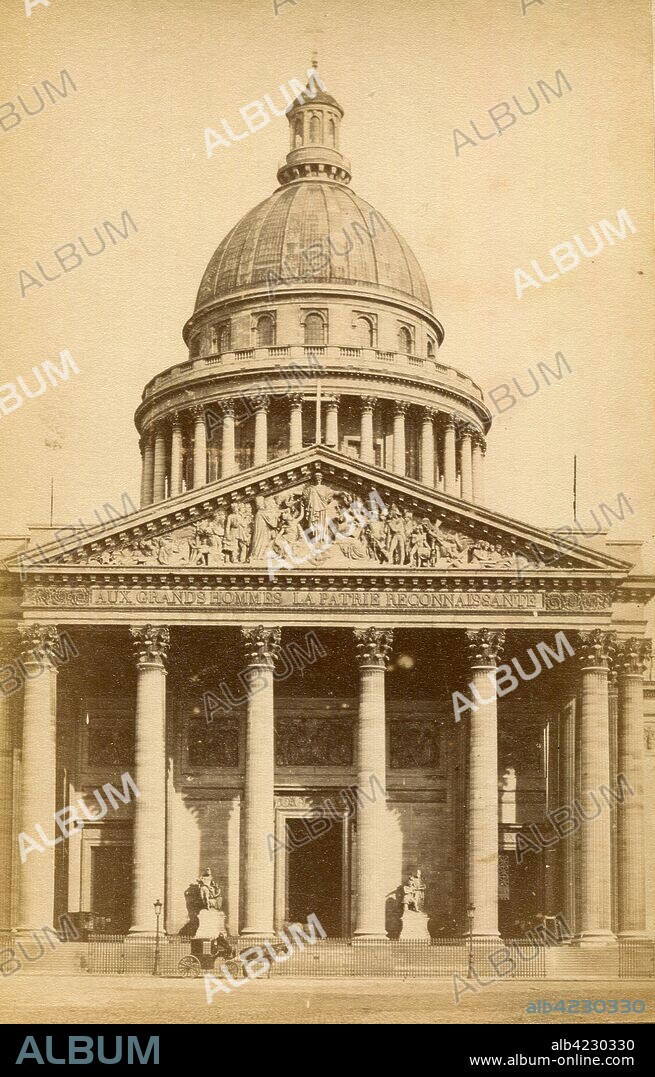 JACQUES-GERMAIN SOUFFLOT y JEAN-BAPTISTE RONDELET. París. Panteón.