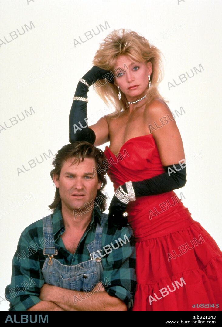 GOLDIE HAWN y KURT RUSSELL en UN MAR DE LÍOS, 1987 (OVERBOARD), dirigida por GARRY MARSHALL. Copyright M.G.M.