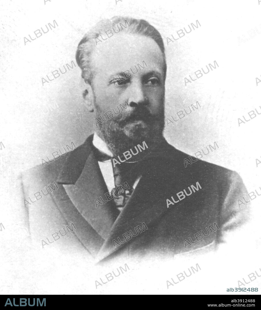 'Witte', c1893. Count Sergei Yulyevich Witte (1849-1915), prime minister in Imperial Russia. From the 2e collection [Felix Potin, c1893].