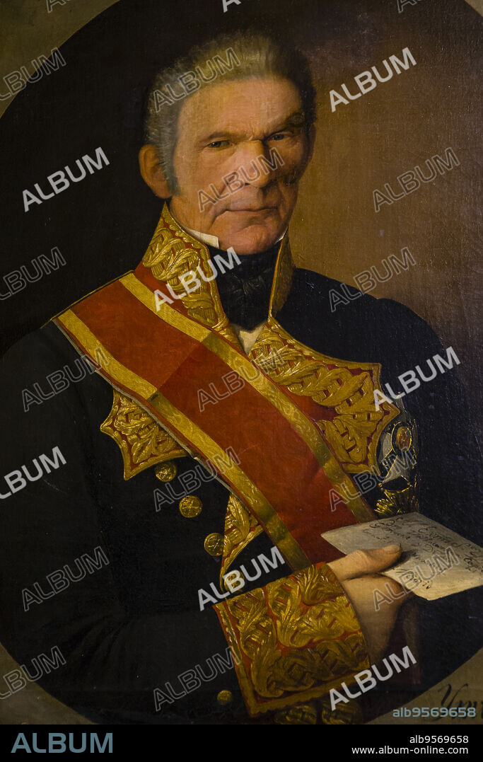 Pedro Villacampa y Maza de Lezano, Lieutenant General, 1174-1854, Castle of San Carlos, 17th century, Palma, Mallorca, Spain.