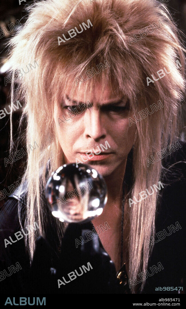 DAVID BOWIE en DENTRO DEL LABERINTO, 1986 (LABYRINTH), dirigida por JIM HENSON. Copyright TRISTAR PICTURES.