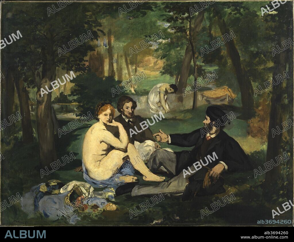 EDOUARD MANET. The Luncheon on the Grass.