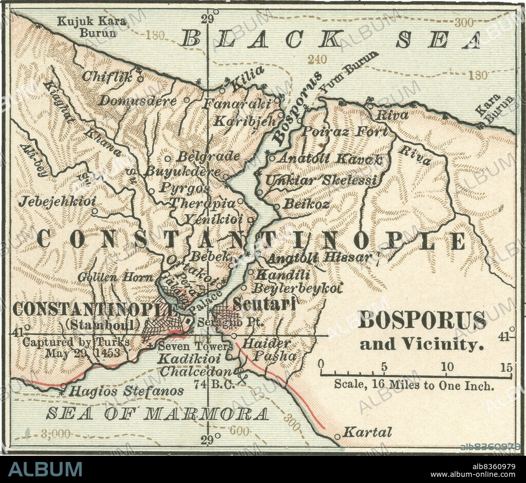 Map of Bosporus.
