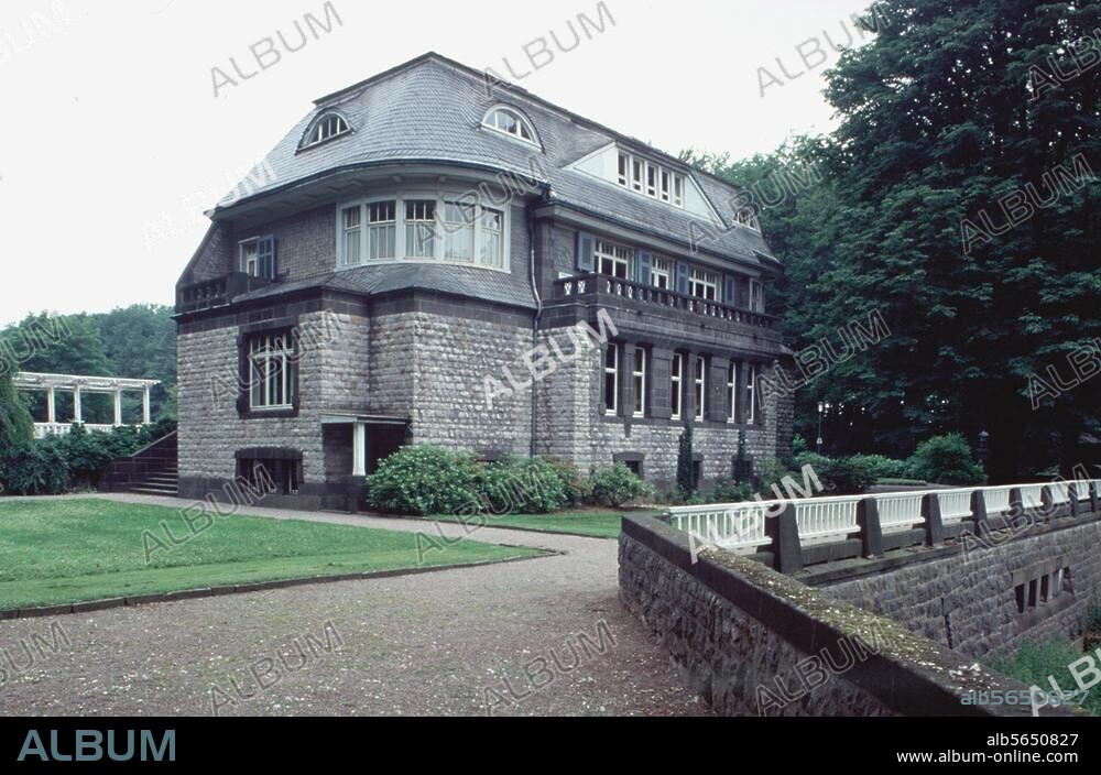 Hagen (Nordrhein-Westfalen), Haus Hohenhof (1908 von Henry van de Velde für Karl Ernst Osthaus erbaut). Außenansicht.