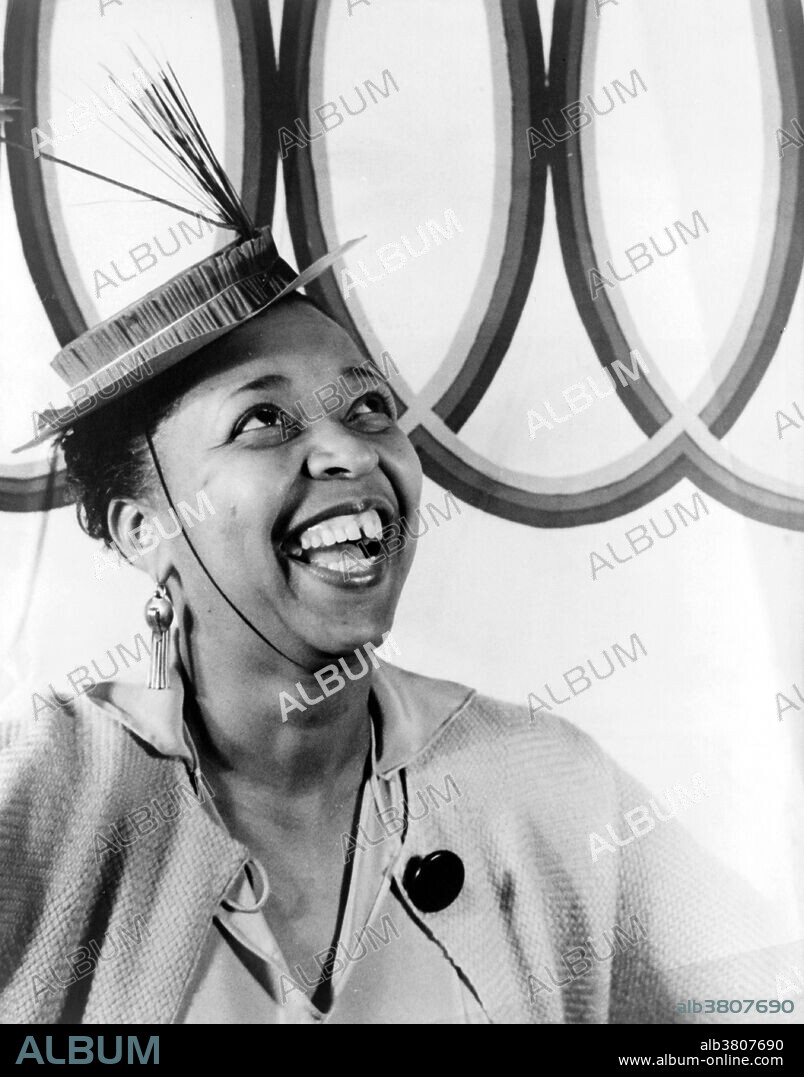 Portrait of Waters photographed by Carl Van Vechten, August 28, 1938. Ethel Waters (October 31, 1896 - September 1, 1977) was an African-American blues, jazz and gospel vocalist and actress. She frequently performed jazz, big band, and pop music, on the Broadway stage and in concerts, although she began her career in the 1920s singing blues. She was the second African American, after Hattie McDaniel, to be nominated for an Academy Award. She is also the first African-American woman to be nominated for an Emmy Award, in 1962. Recordings of Ethel Waters were inducted into the Grammy Hall of Fame, which is a special Grammy award established in 1973 to honor recordings that are at least 25 years old, and that have "qualitative or historical significance." She died in 1977, at the age of 80, from uterine cancer, kidney failure. Her recording of "Stormy Weather" (1933) was honored by the Library of Congress. It was listed in the National Recording Registry in 2003.