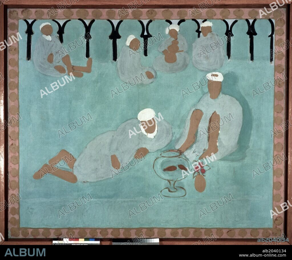 Henri Matisse / 'Arab Coffee-House', 1913, Oil on canvas, 176 x 210 cm.