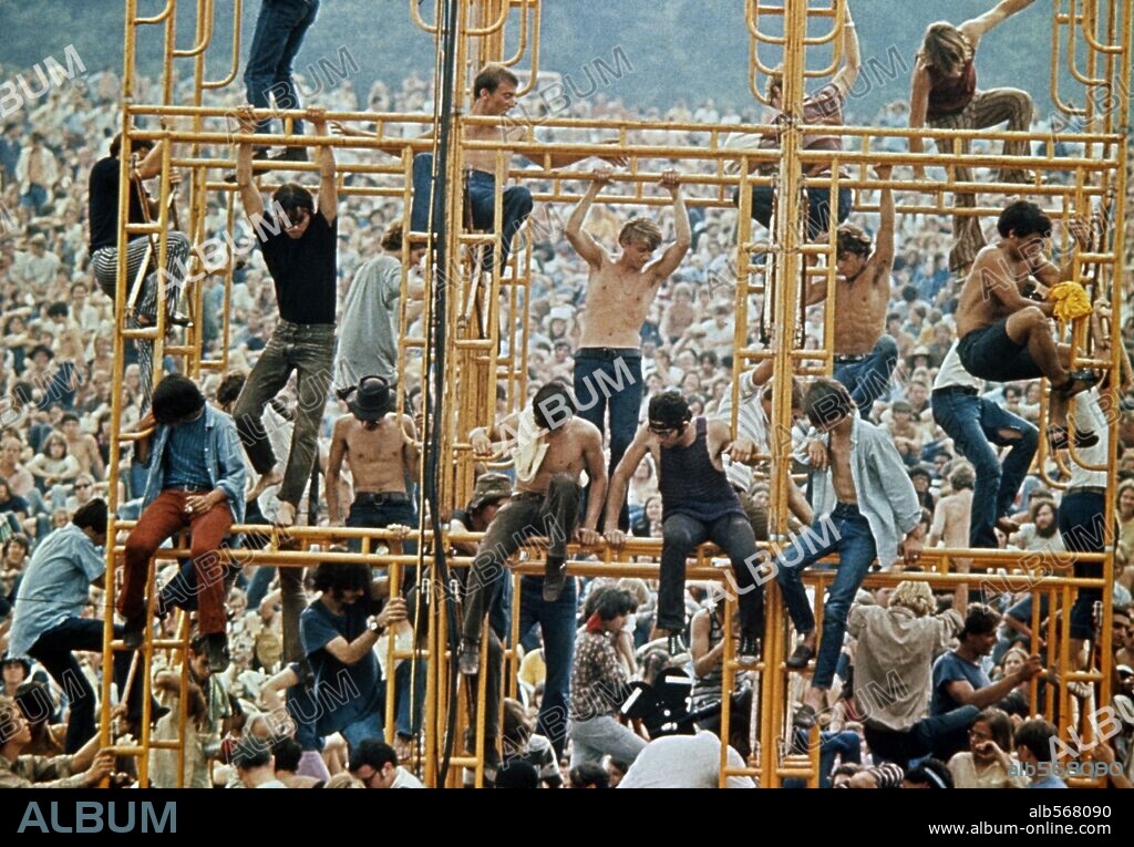 WOODSTOCK, 1970, unter der Regie von MICHAEL WADLEIGH. Copyright WARNER BROTHERS.