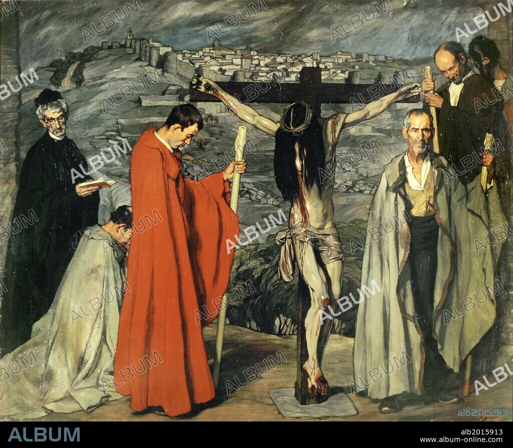 Ignacio Zuloaga / 'El Cristo de la Sangre', 1911, Óleo sobre lienzo, 250 x 300 cm.
