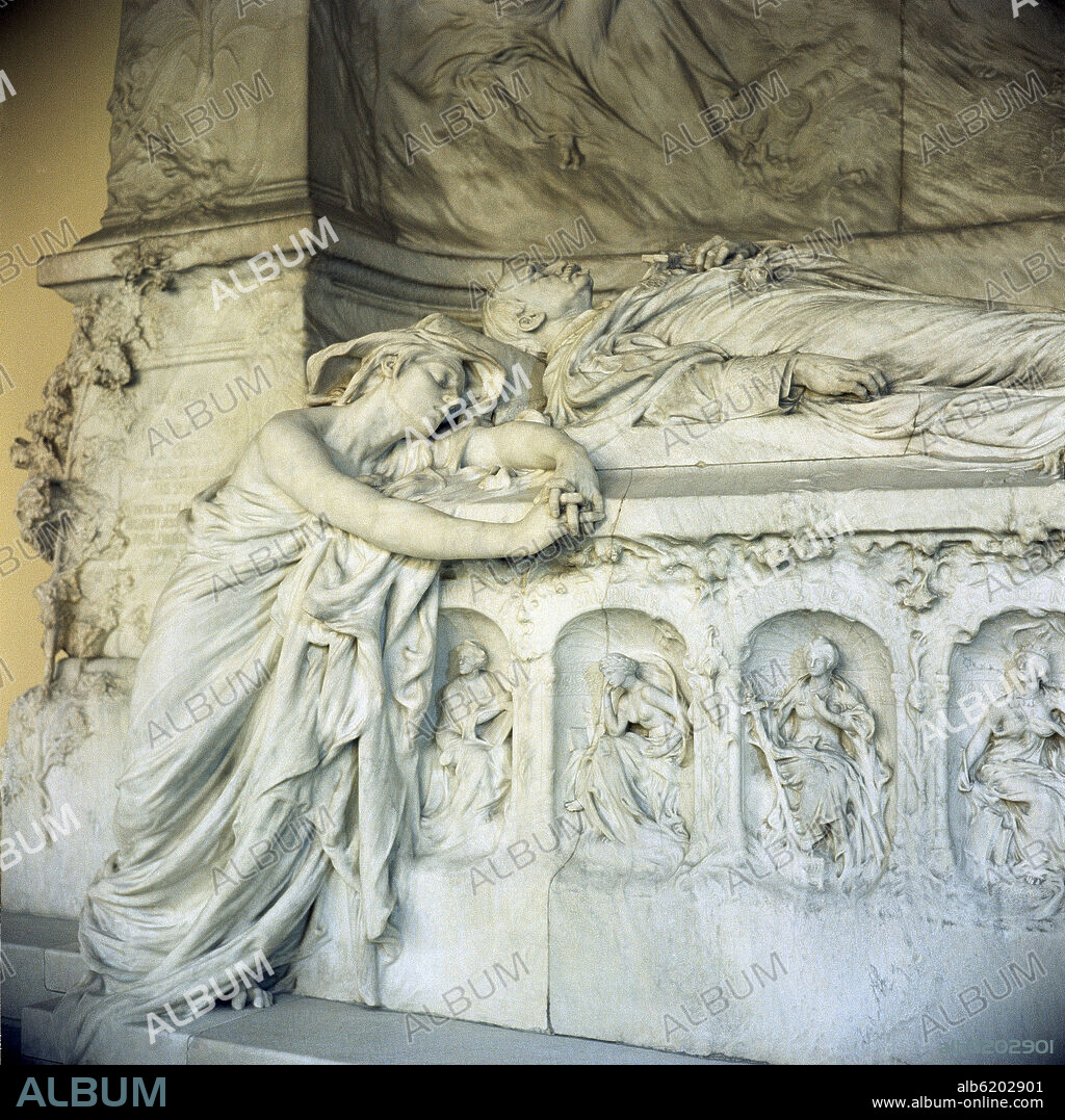 AGUSTIN QUEROL (1860-1909). A Rueros. Monument to Canovas. Madrid, Pantéon de Hombres Ilustres.