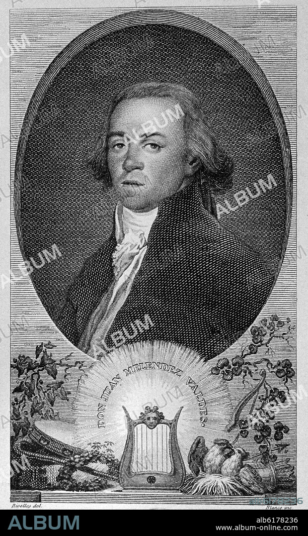 JUAN MELENDEZ VALDES (1754-1817) - POETA NEOCLASICO Y POLITICO ESPAÑOL.