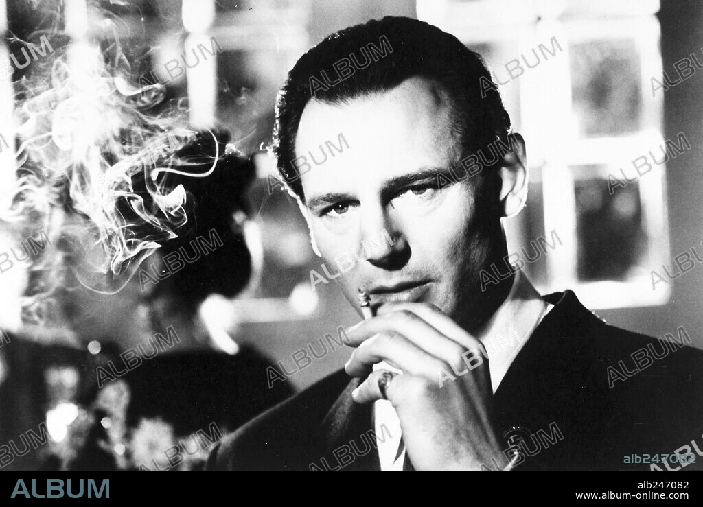 LIAM NEESON in SCHINDLER'S LIST, 1993, directed by STEVEN SPIELBERG. Copyright UNIVERSAL PICTURES.