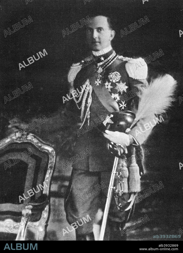 King Umberto II of Italy (1904-1983), 1920-1939. From La Liberté, celebrating the occasion of the visit of the king and queen of Italy to Egypt, c1920-1939.