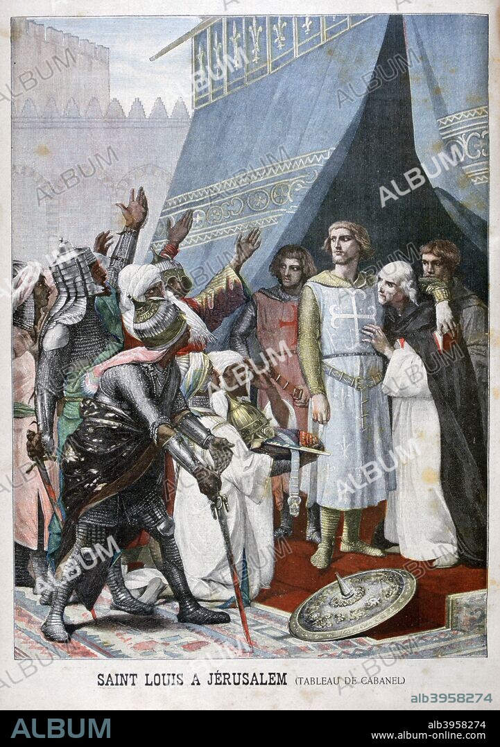 'The Life of St Louis', 1898. An illustration from Le Petit Journal, 11th September 1898.