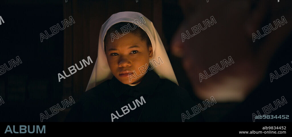 STORM REID en LA MONJA II, 2023 (THE NUN II), dirigida por MICHAEL CHAVES. Copyright Atomic Monster / New Line Cinema.
