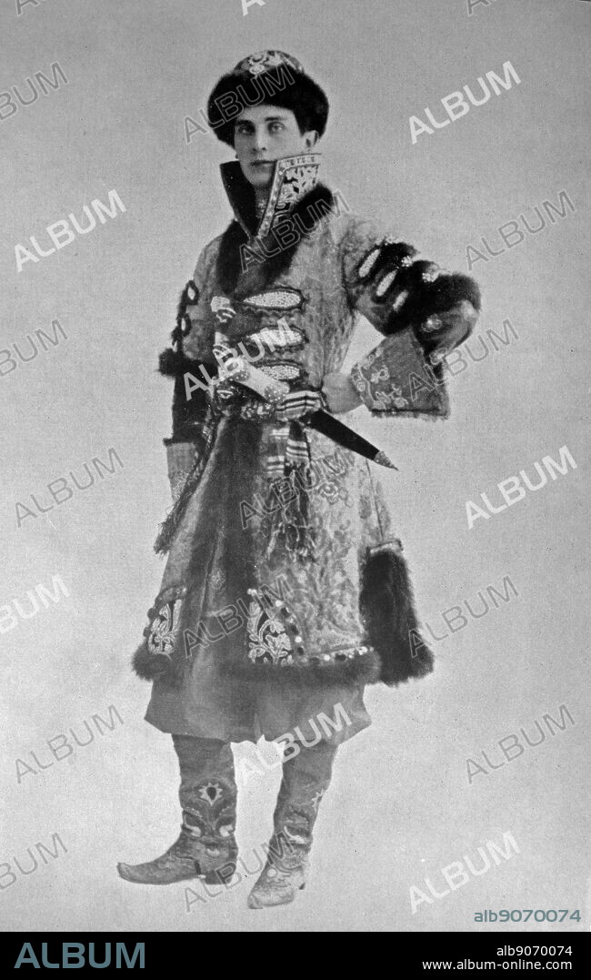 Prince Felix Felixovich Yusupov, Count Sumarokov-Elston (1887 - 1967). Russian aristocrat, prince and count from the Yusupov family. He is best known for participating in the assassination of Grigori Rasputin and marrying the niece of Czar Nicholas II.