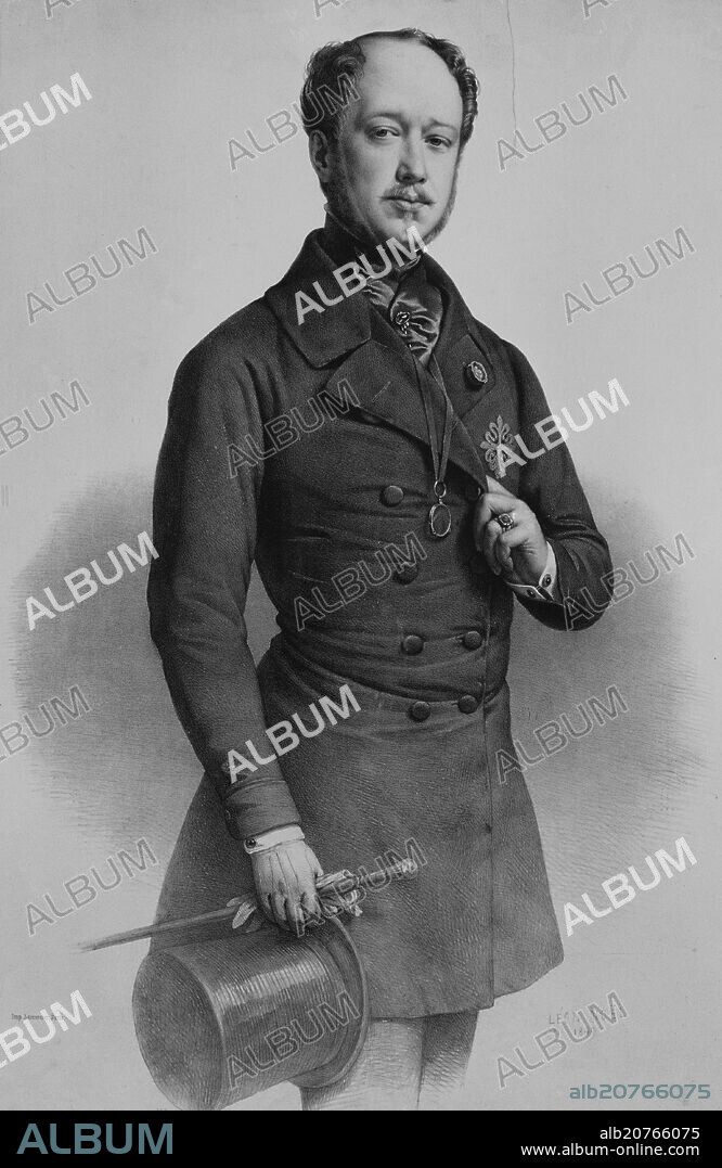 ALPHONSE LEON NOEL-(1807-1883). MARIANO TELLEZ GIRON Y BEAUFORT SPONTIN - 1814-1882 - XV DUQUE DEL INFANTADO - XII DUQUE DE OSUNA.