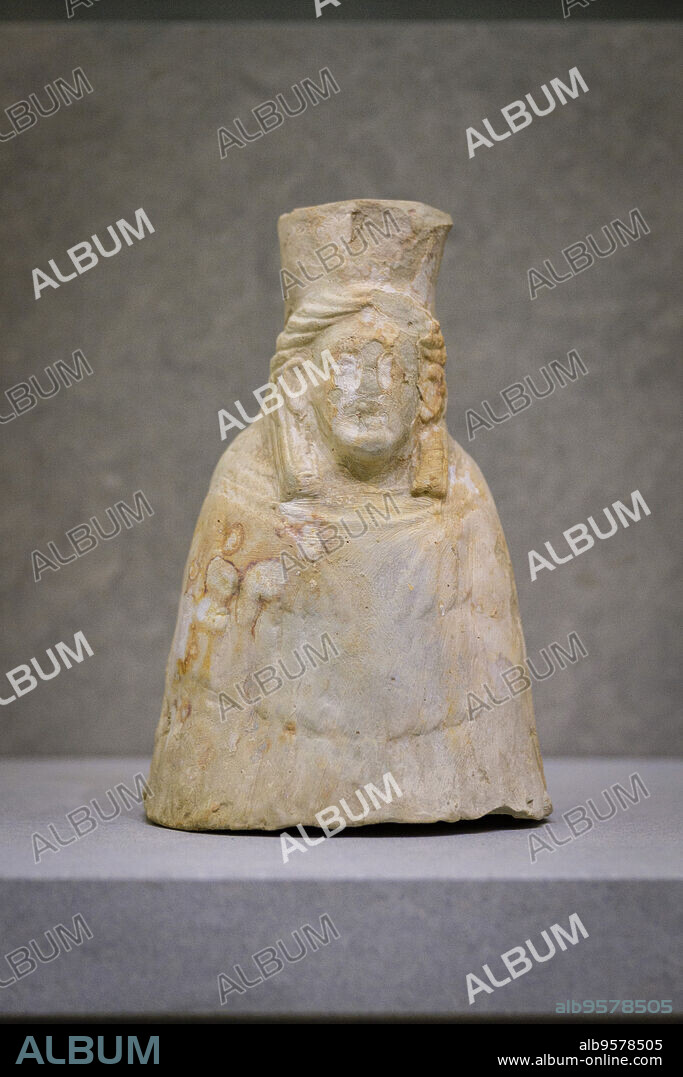 diosa Tanit, Museo arqueológico de Ibiza y Formentera, Patrimonio de la Humanidad «Ibiza, biodiversidad y cultura», Ibiza, balearic islands, Spain.