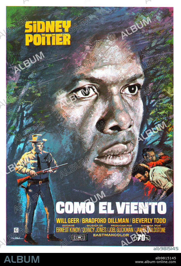 Poster de COMO EL VIENTO, 1971 (BROTHER JOHN), dirigida por JAMES GOLDSTONE.