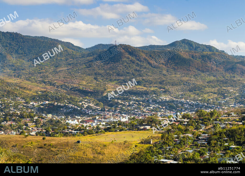 View of the northern city Matagalpa, second only in commercial importance to the capital, Matagalpa, Nicaragua, Central America.