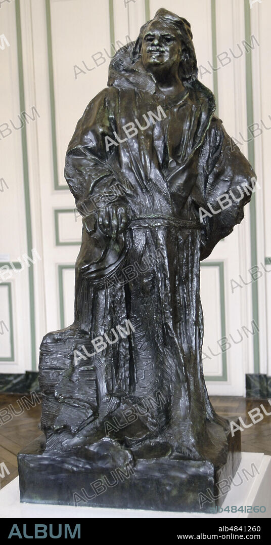 Auguste Rodin (1840-1917). Escultor francés. Balzac en hábito de monje, hacia 1893. Bronce, fundido por Georges Rudier. Museo Rodin. París. Francia.