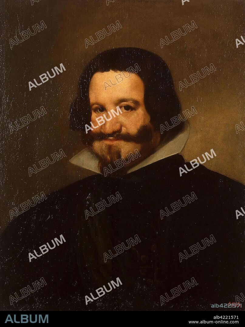 DIEGO VELÁZQUEZ DE SILVA. 'Portrait of Gaspar de Guzman, Count-Duke Olivares'. Spain, Circa 1638. Dimensions: 67x54,5 cm.