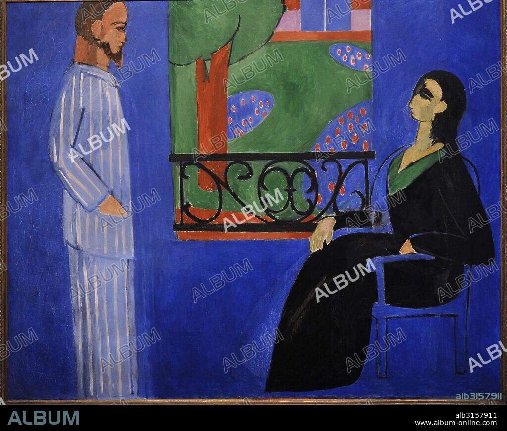 Henri Matisse (1869-1954). French painter. Conversation, 1909-1912. Oil on canvas. The State Hermitage Museum. Saint Petersburg. Russia.