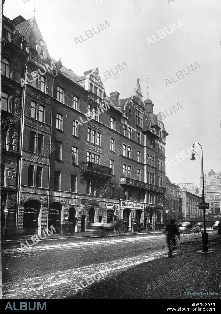 STOCKHOLM OKÄNT FOTODATUM.. Klarakvarteren med Stockholms Dagblad och Cosmopolite.. Foto: Reportagebild Kod: 35600. COPYRIGHT SCANPIX SWEDEN.