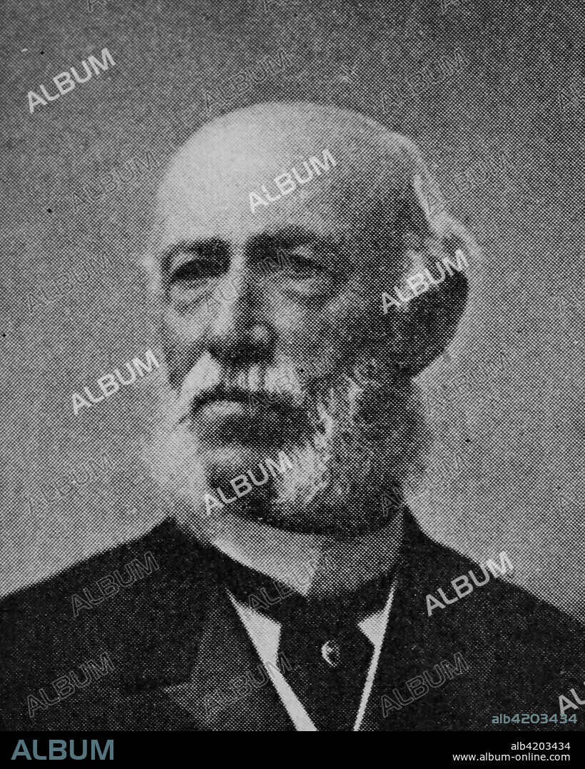 Graf Georg Herbert zu Muenster, 1820 - 1902, Georg Herbert Fuerst Muenster von Derneburg, german Diplomat., picture from 1895, digital improved.