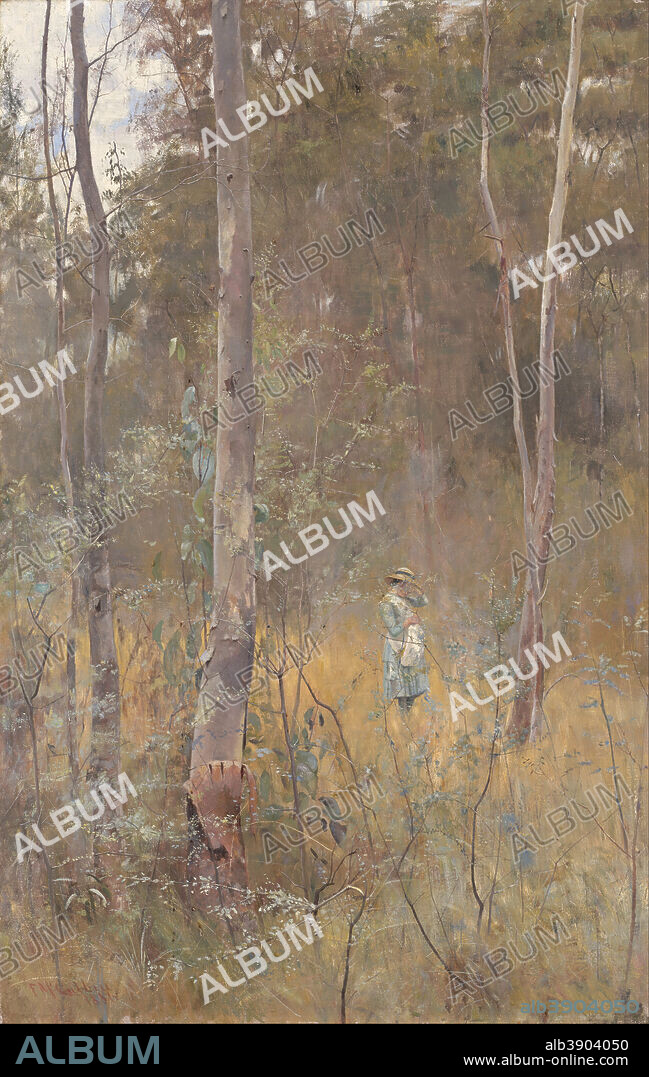 FREDERICK MCCUBBIN. Lost. Date/Period: 1886. Painting. Oil on canvas. Height: 1,158 mm (45.59 in); Width: 739 mm (29.09 in).