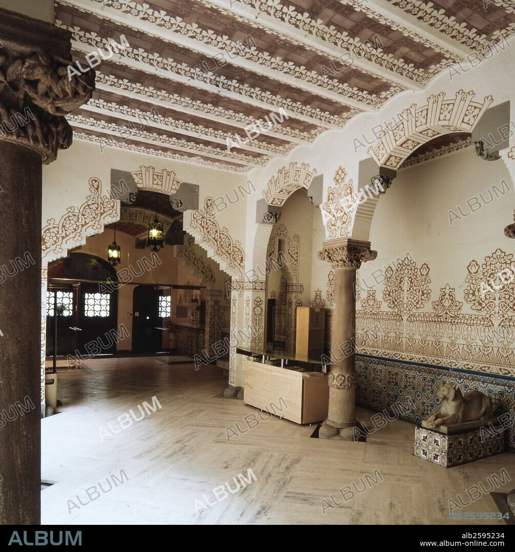 Josep Puig i Cadafalch / Interior de la casa Macaya, 1901, Arquitectura, Barcelona, Barcelona, Cataluña.