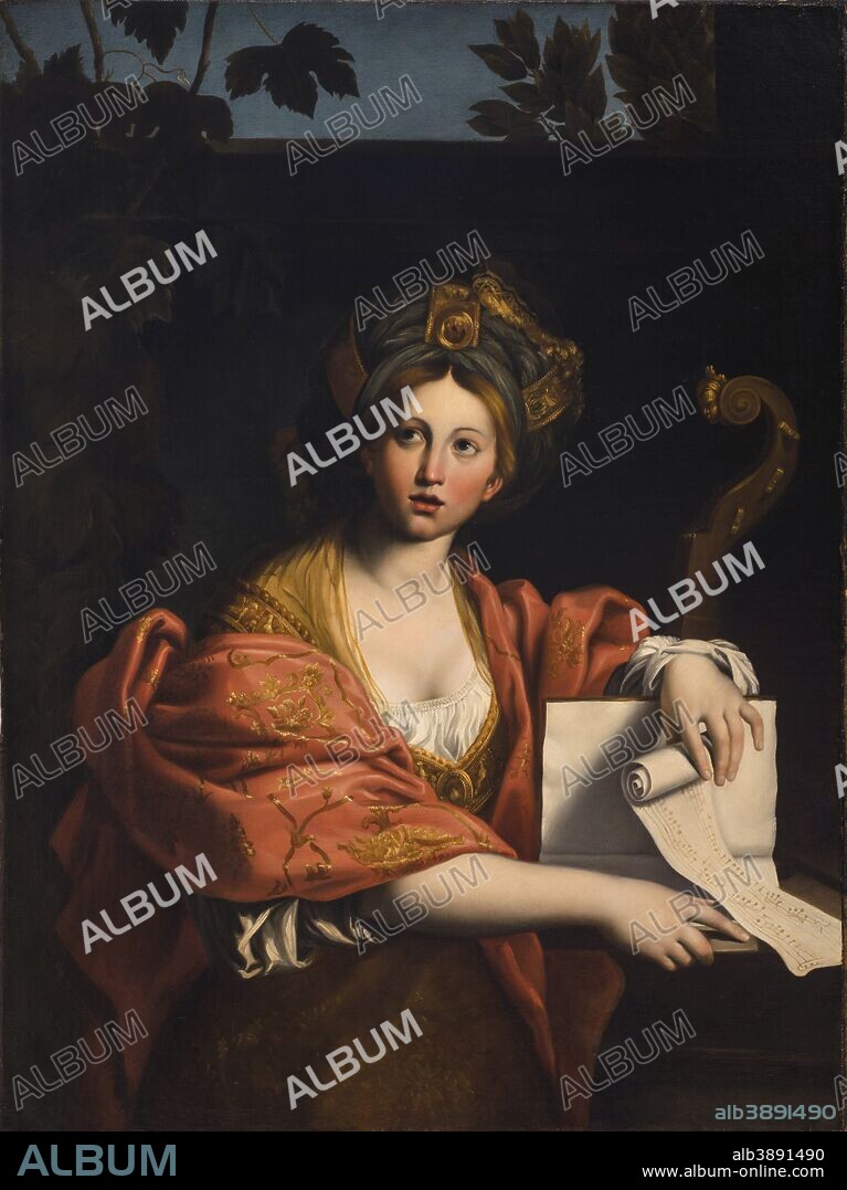 DOMENICO ZAMPIERI. Cumaean Sibyl. Date/Period: Ca. 1763. Painting. Oil on canvas. Height: 97.7 cm (38.4 in); Width: 74.9 cm (29.4 in).