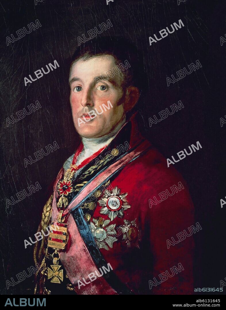 FRANCISCO GOYA Y LUCIENTES DE (1746-1828). EL DUQUE DE WELLINGTON (1769-1852) - 1812 - O/T - 64x52 cm.