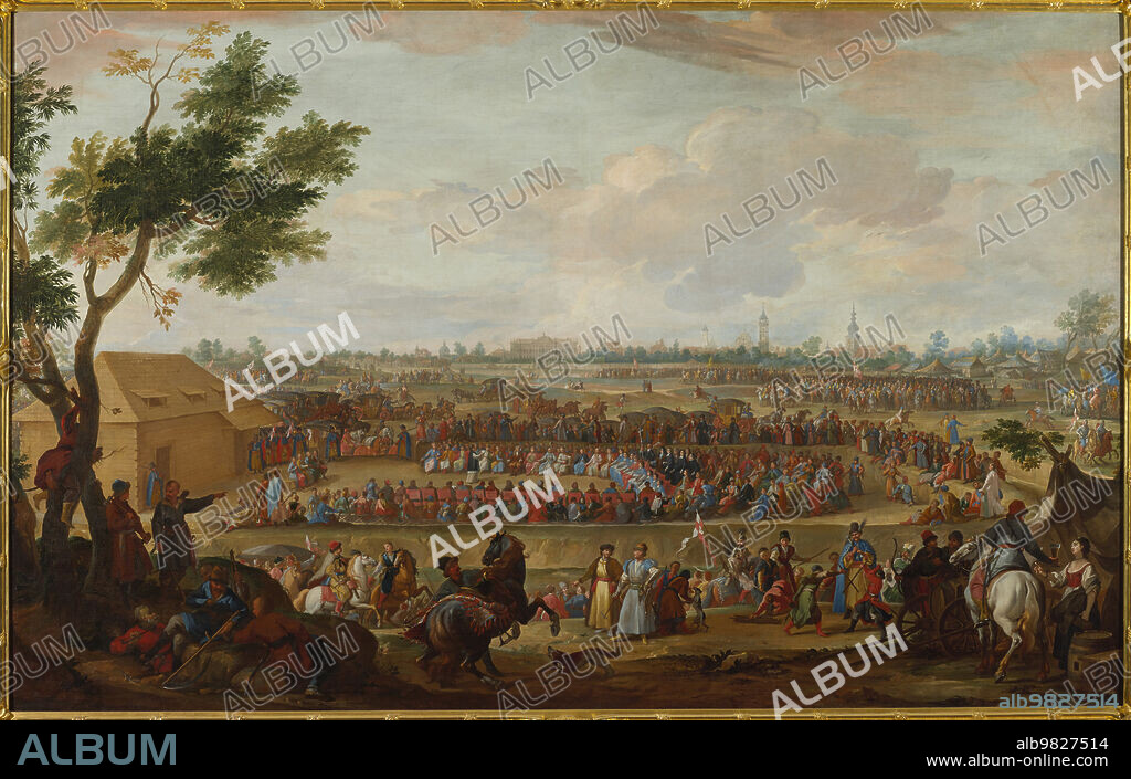 MARTINO ALTOMONTE. The free election of Augustus II at Wola, outside Warsaw, in 1697.