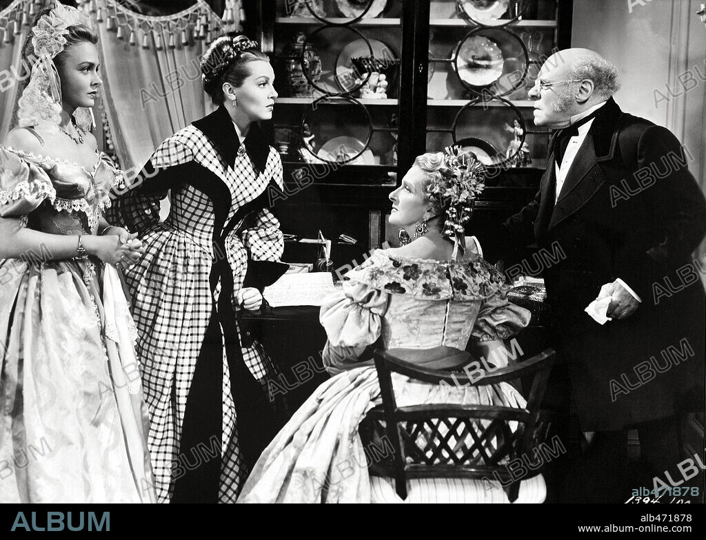 DONNA REED, EDMUND GWENN, GLADYS COOPER and LANA TURNER in GREEN DOLPHIN STREET, 1947, directed by VICTOR SAVILLE. Copyright M.G.M.